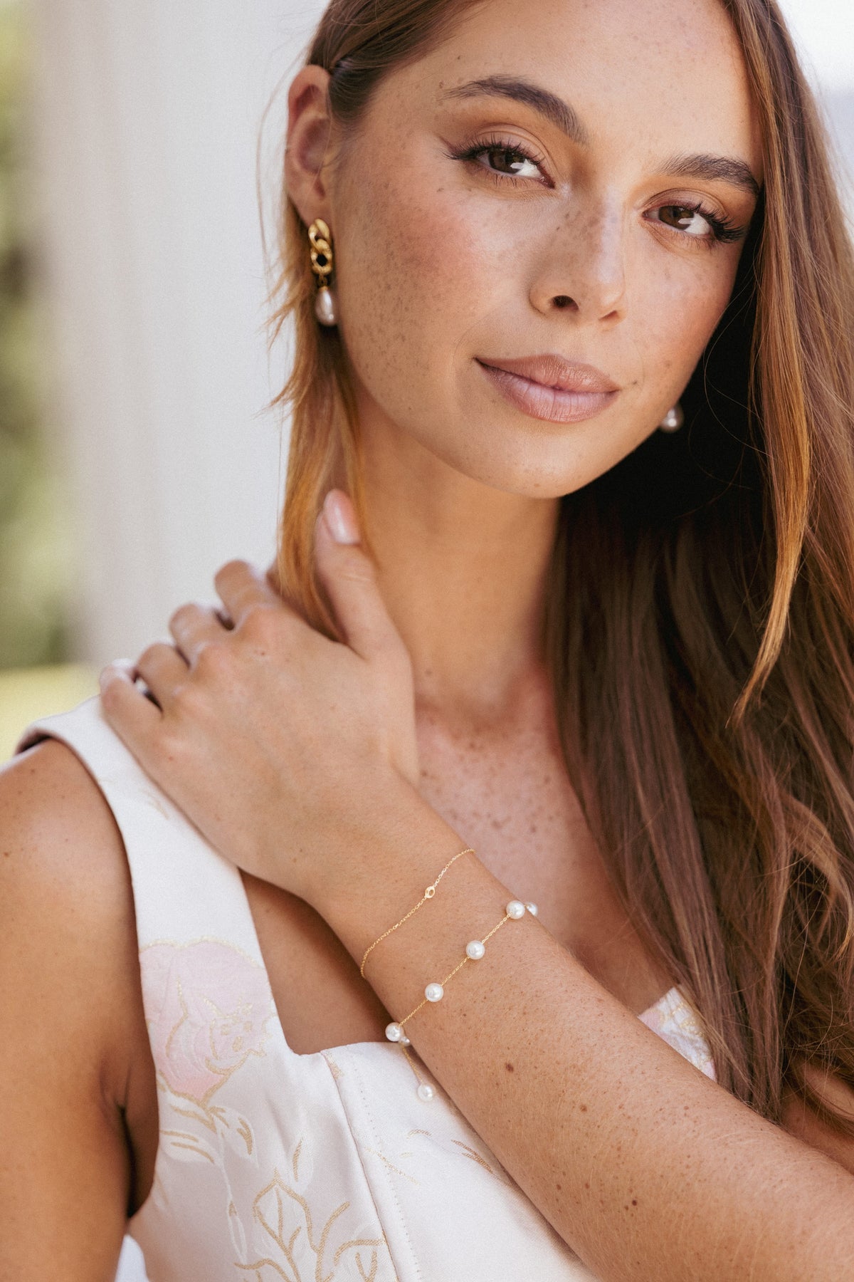 Jasmine Bracelet - Pearl