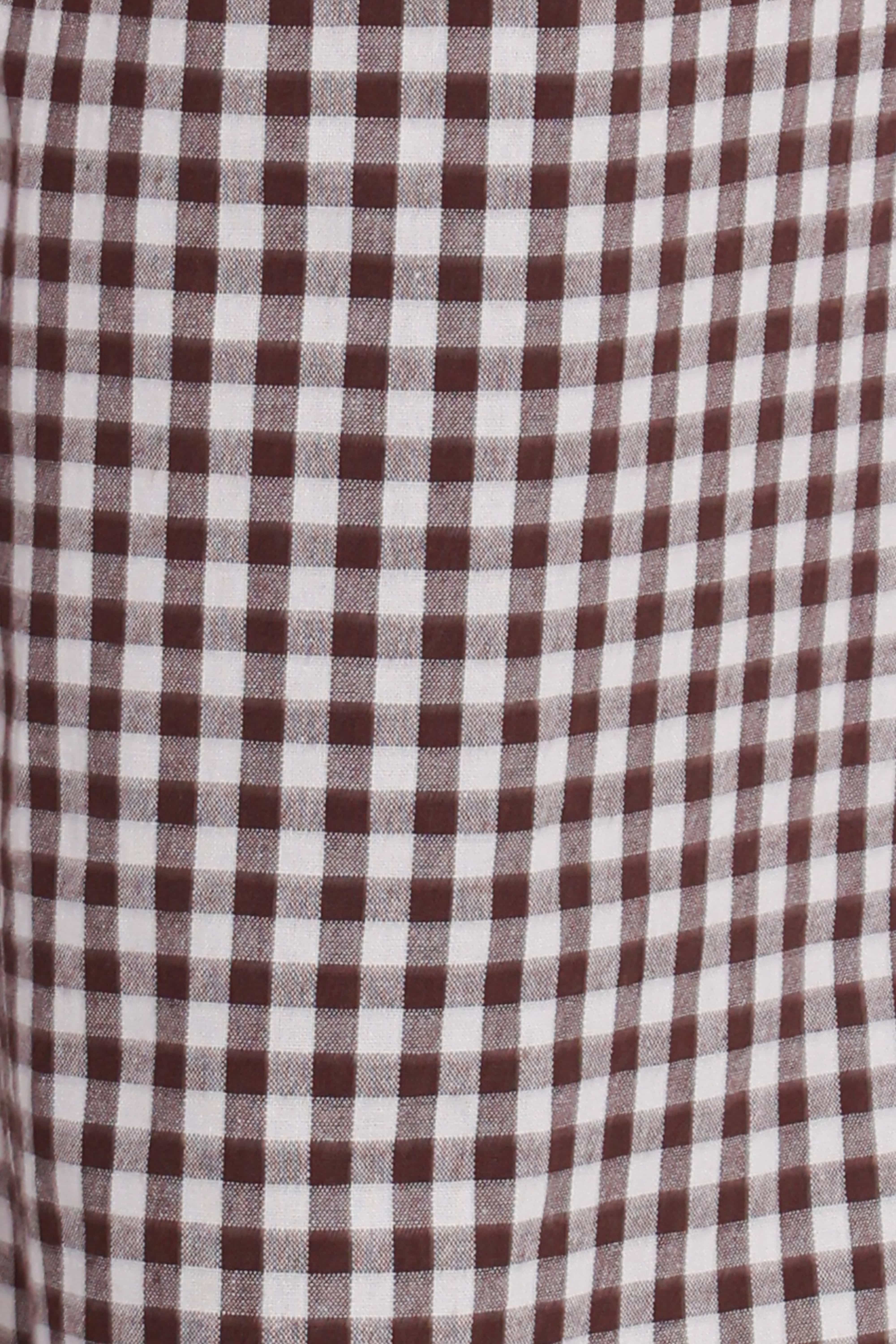 Abbott Pants - Brown Gingham