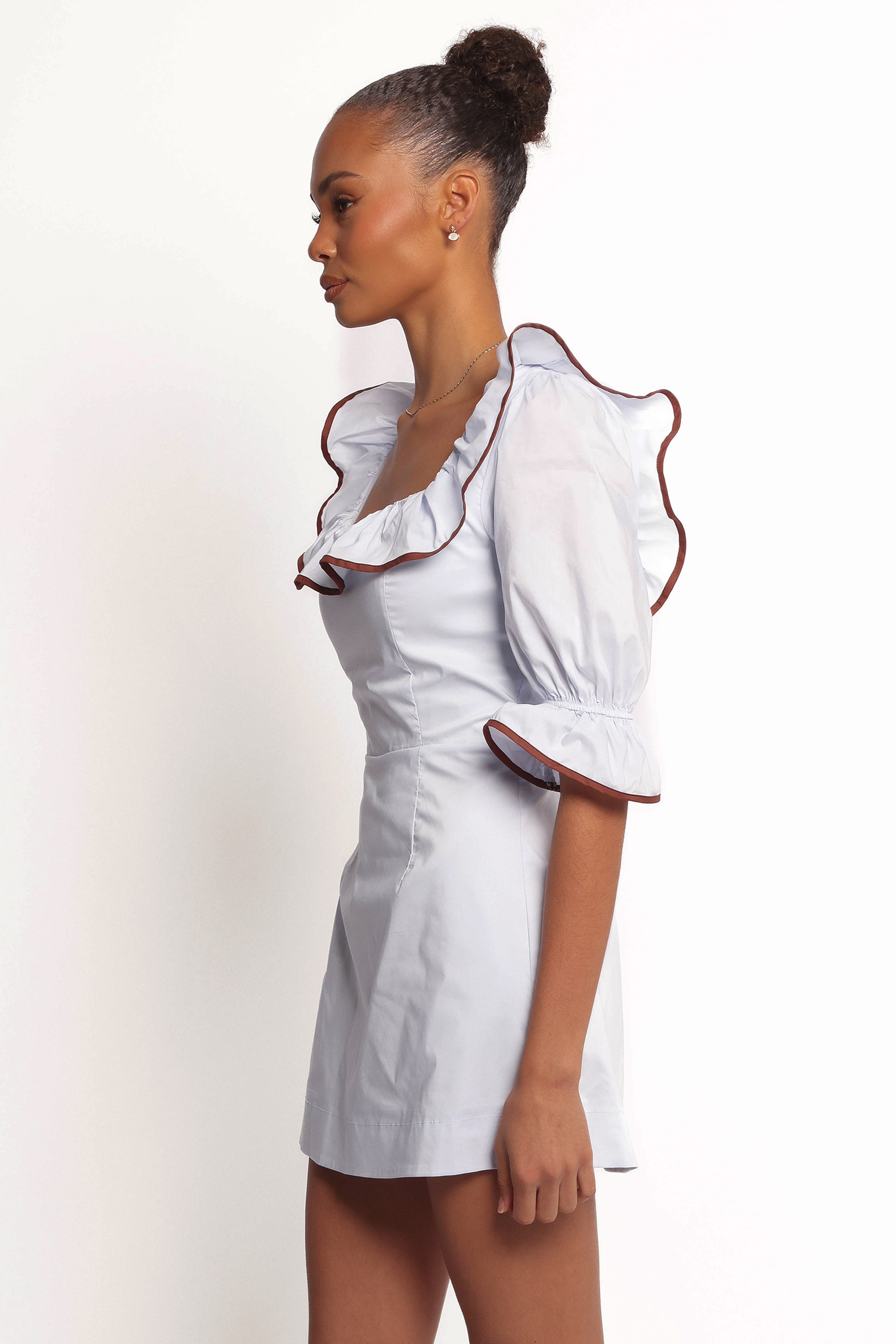 Marilla Mini Dress - Pale Blue
