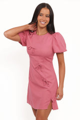Ruthie Mini Dress - Rose