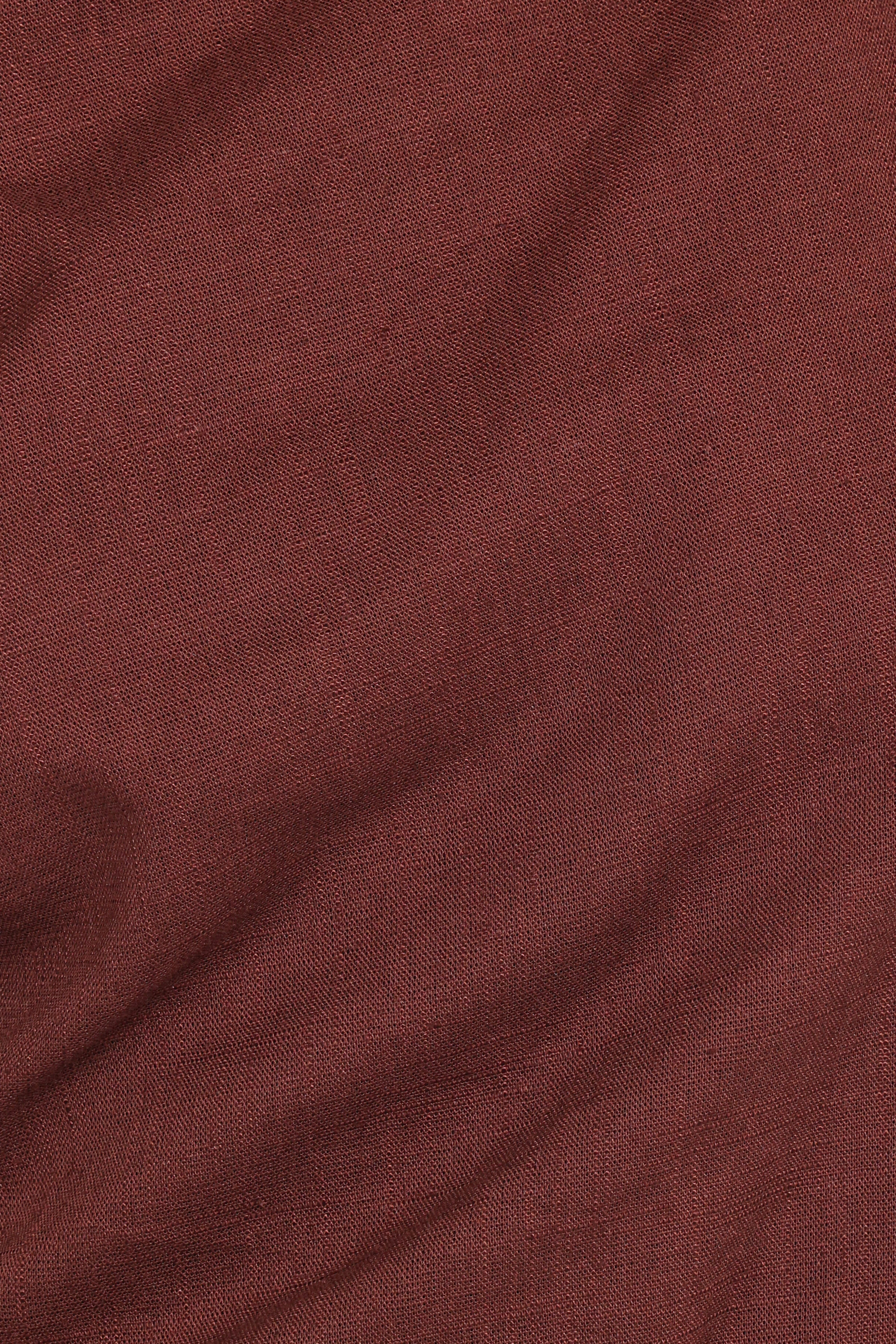 Shaw Off Shoulder Top - Chocolate Brown
